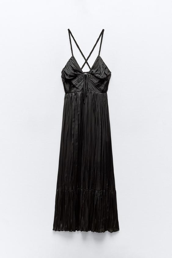 最終価格】即日発送可能！ZARA ドレス ブラック シースルー