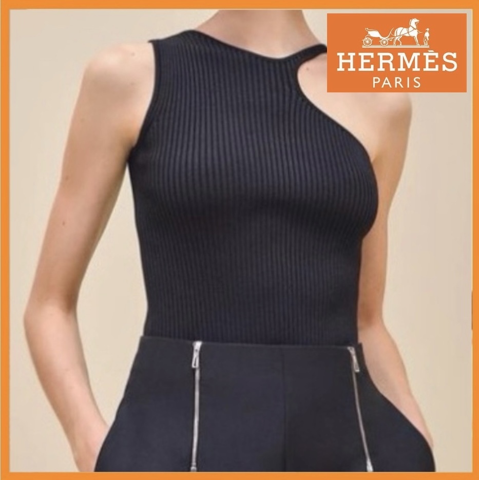 【アシンメトリーがポイントに♪】HERMES ボディスーツ アシンメトリーがポイントに♪】HERMES ボディスーツ (HERMES