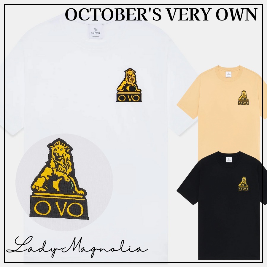 【OCTOBER'S VERY OWN】ライオン 半袖 クルーネック Tシャツ