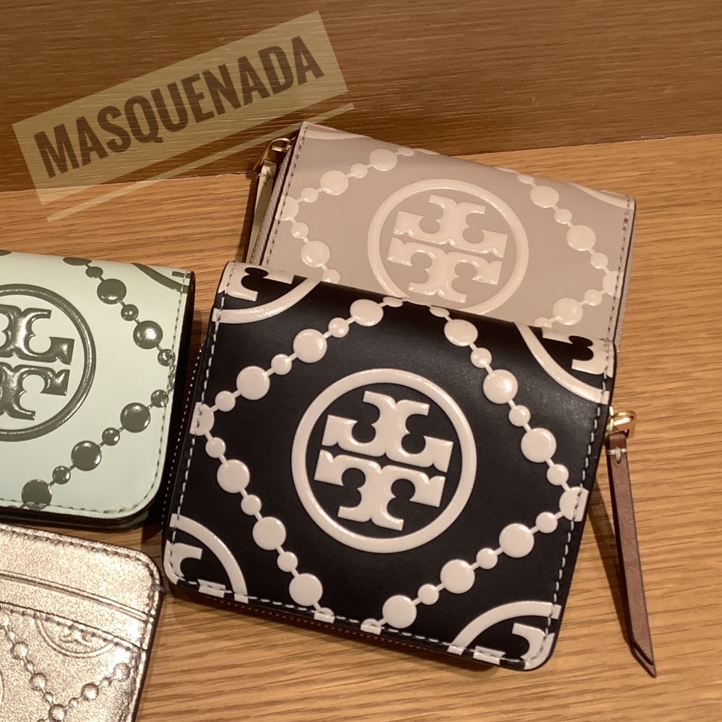 SALE!!☆Tory Burch T MONOGRAM CONTRAST EMBOS WALLET 折財布