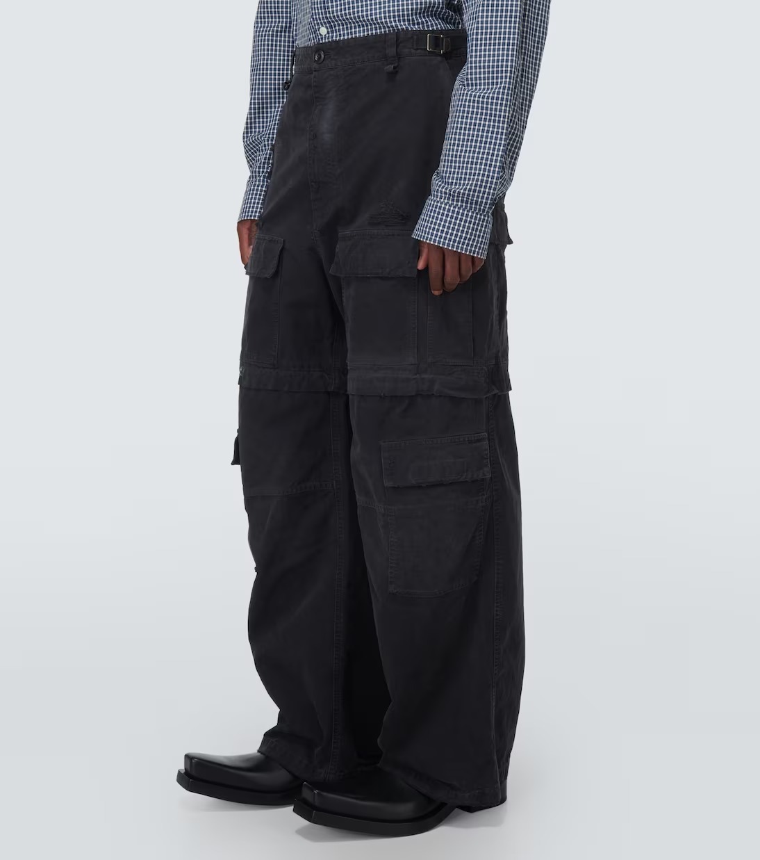 【BALENCIAGA】コットンカーゴパンツ 関税・送料込 BALENCIAGA COTTON OVERSIZED CARGO パンツ