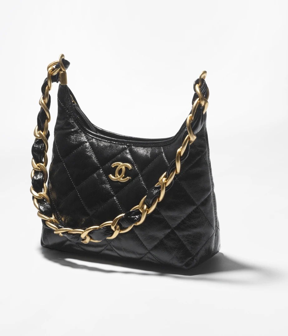 《24A》素敵♪【CHANEL】シャネル スモールホーボーバッグ