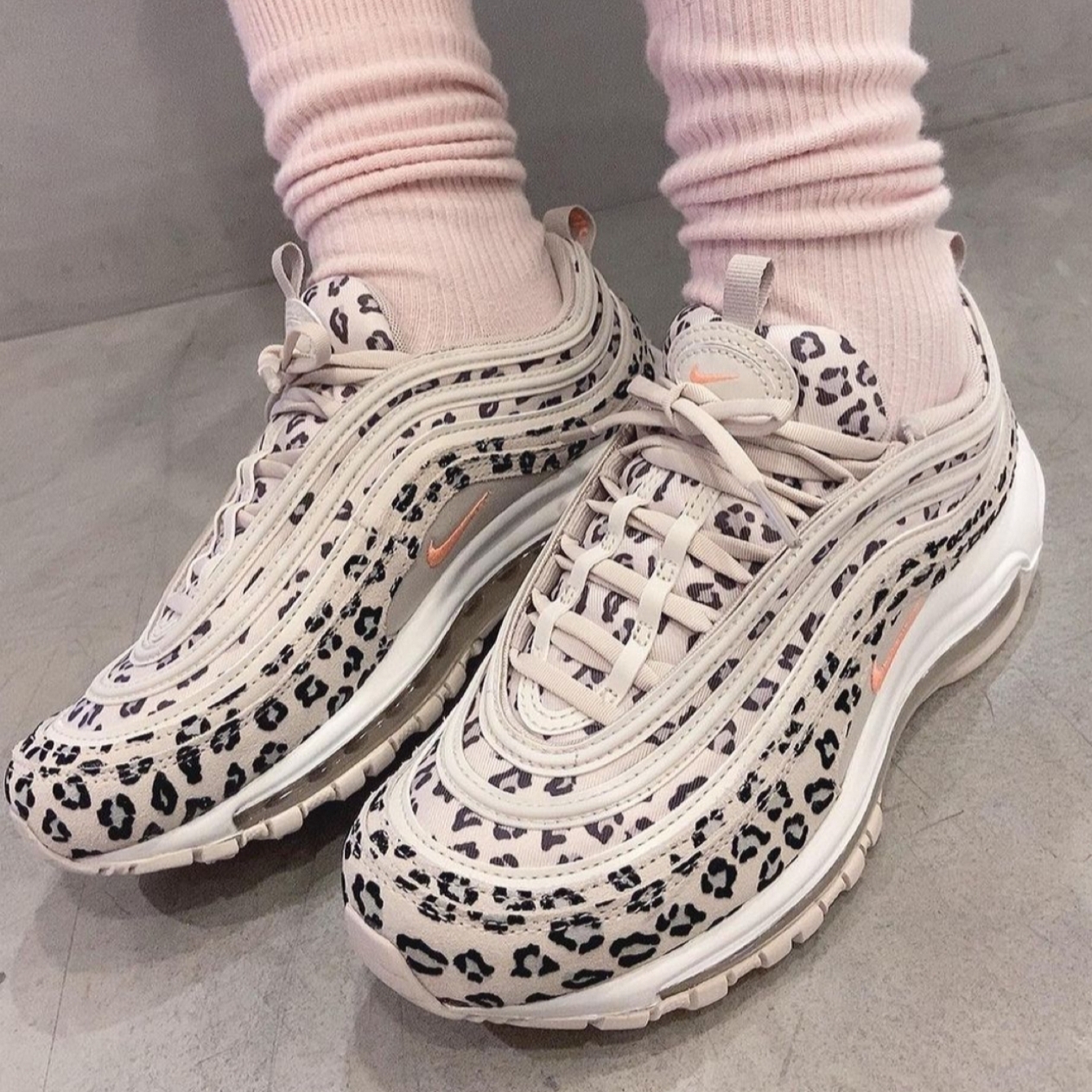 ★ナイキ★Nike Air Max 97 SE Cheetah Cream/Brown★追跡可