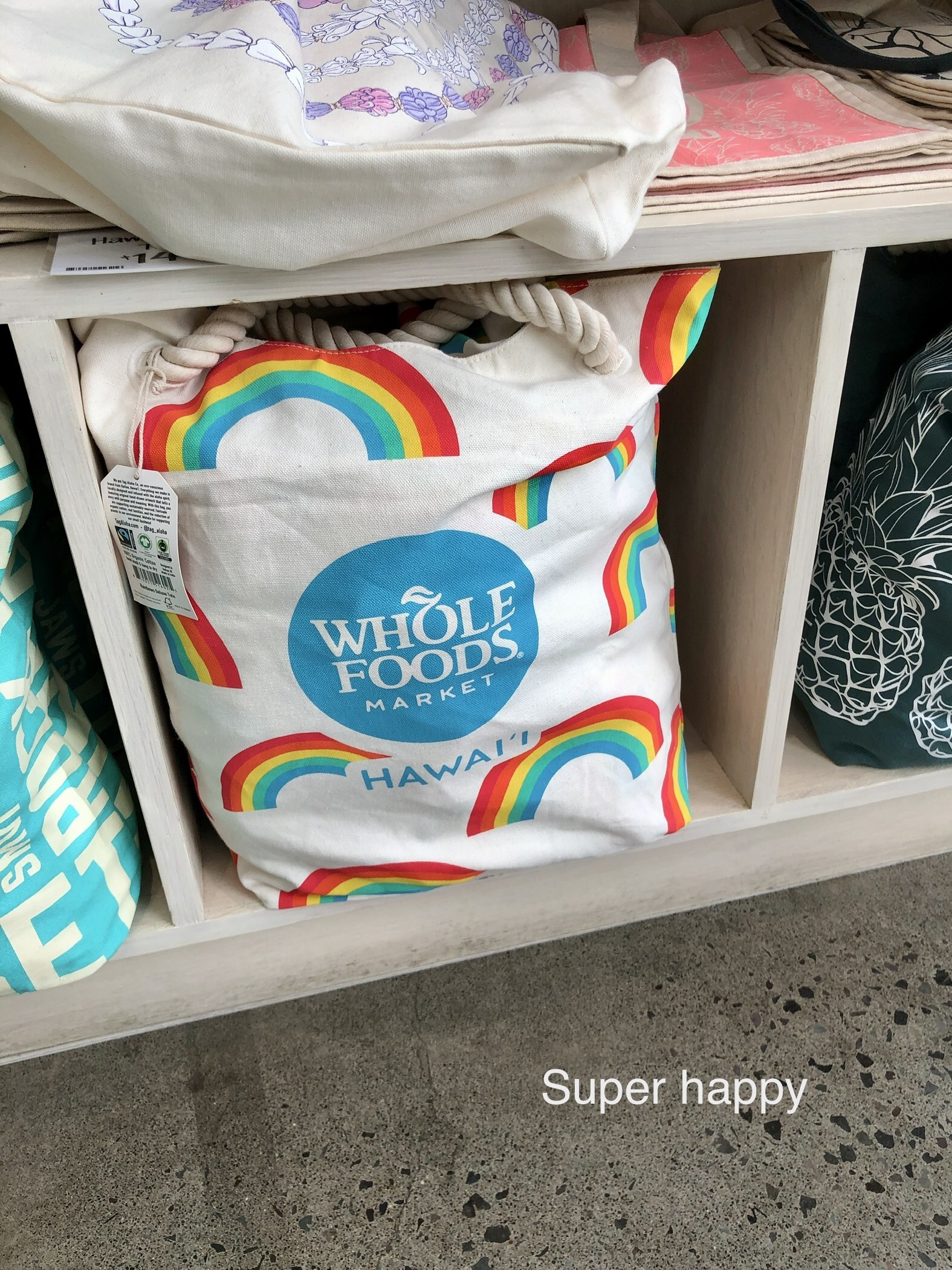 2024年新柄追加★ハワイ限定【Whole Foods Market 】トート