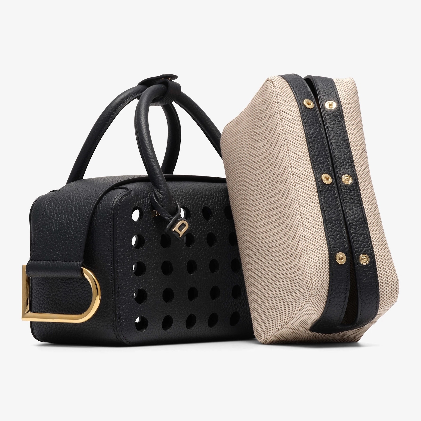 DELVAUX 王室御用達《Cool Box Mini Airess》ブラック DHL 直営