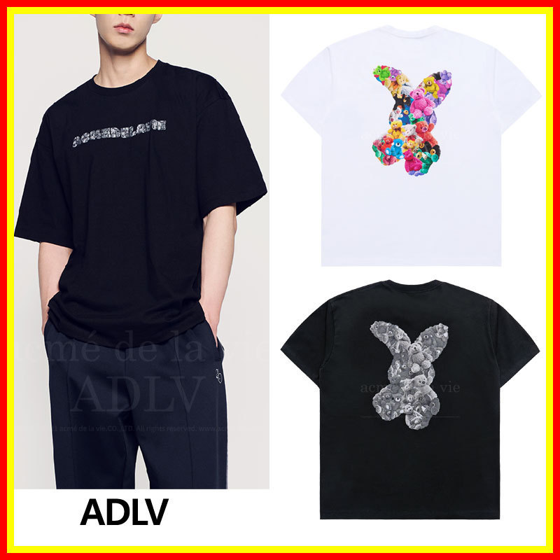 [ADLV]BEAR DOLL FUZZY RABBIT SHORT SLEEVE T-SHIRT/追跡付