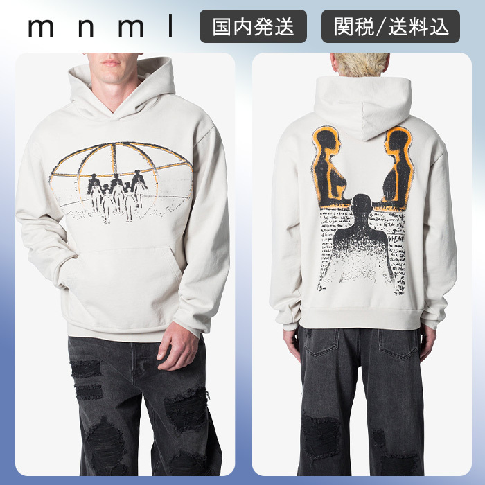 大人気！mnml★ソリダリティー パーカー