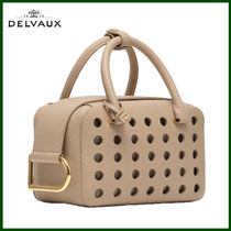 DELVAUX 王室御用達《Cool Box Mini Airess》シロッコ DHL 直営