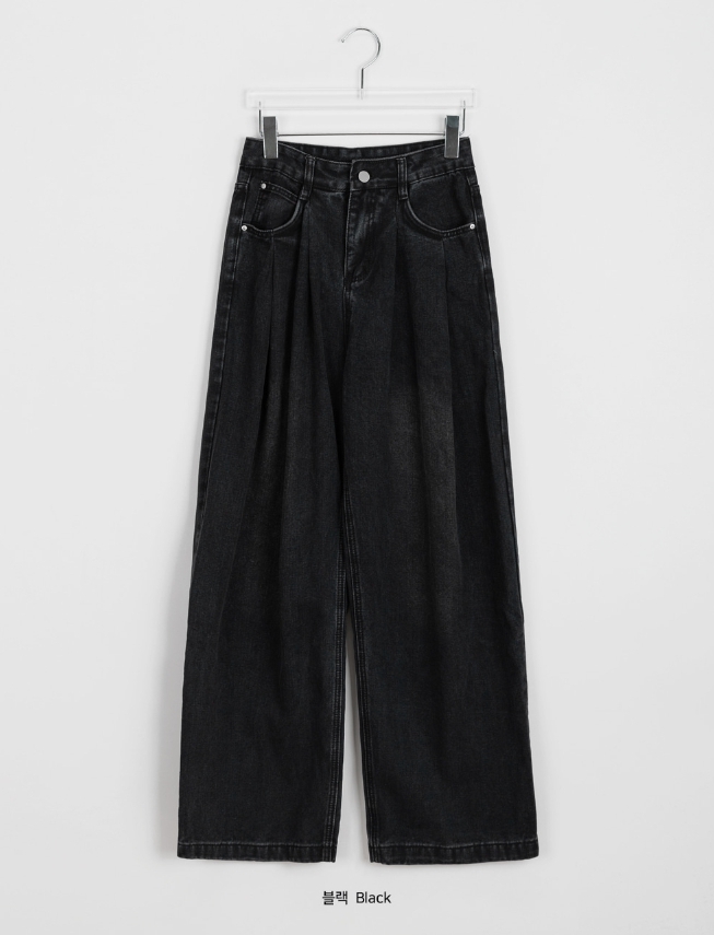 BAON】Hikano pintuck wide cotton pants (BAON/パンツ