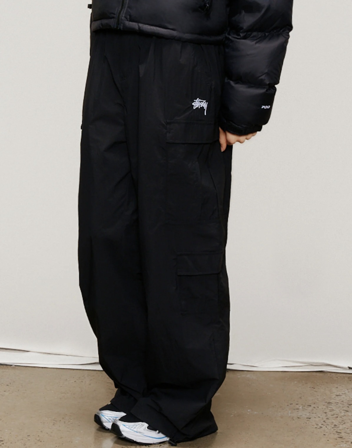 STUSSY】Stock Nylon Cargo Pants ナイロン カーゴパンツ ロゴ