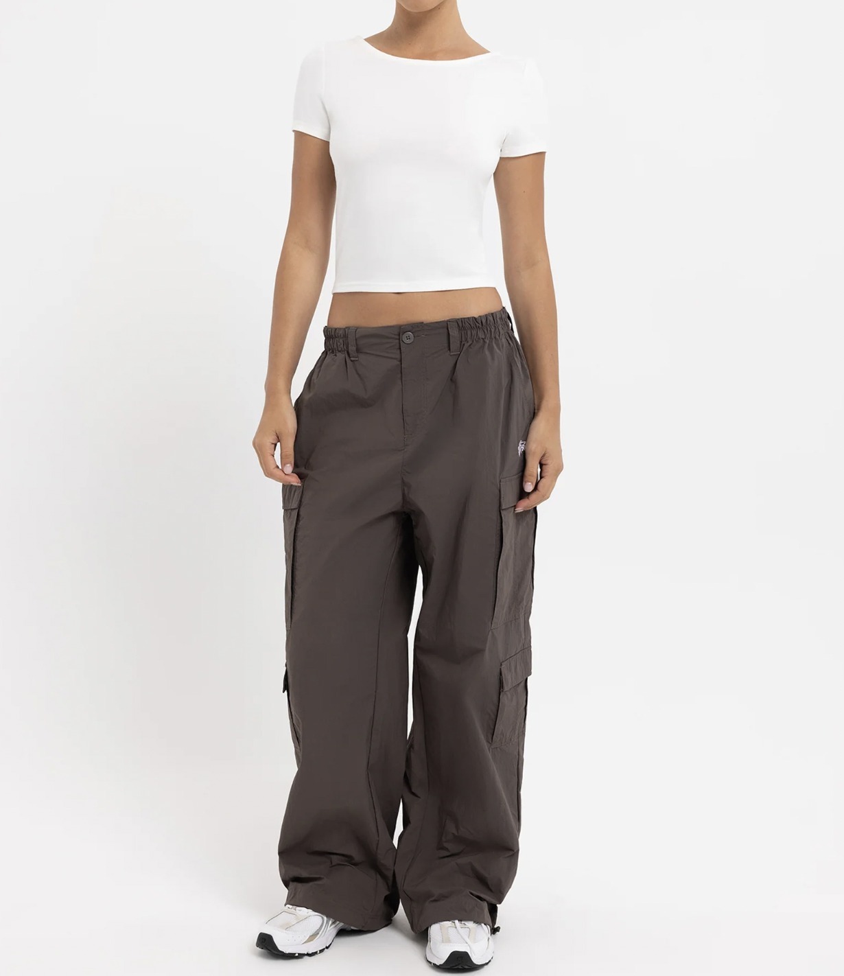 STUSSY】Stock Nylon Cargo Pants ナイロン カーゴパンツ ロゴ