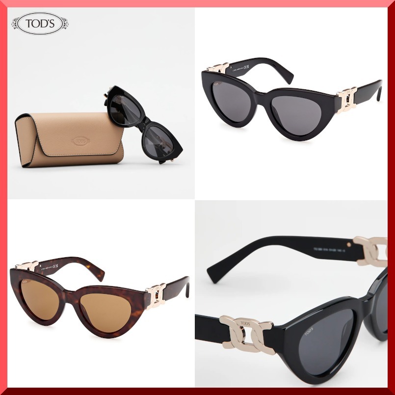 SALE☆【TOD'S】サングラス TO0380 キャットアイ 関税/送料込み