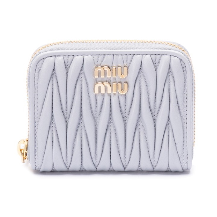 MiuMiu】Matelasse(マテラッセ) ナッパレザー コインケース 財布