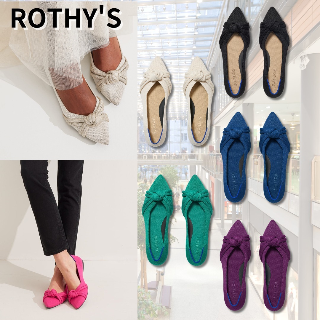 サスティナブル素材☆【ROTHY'S】ポイント パンプス