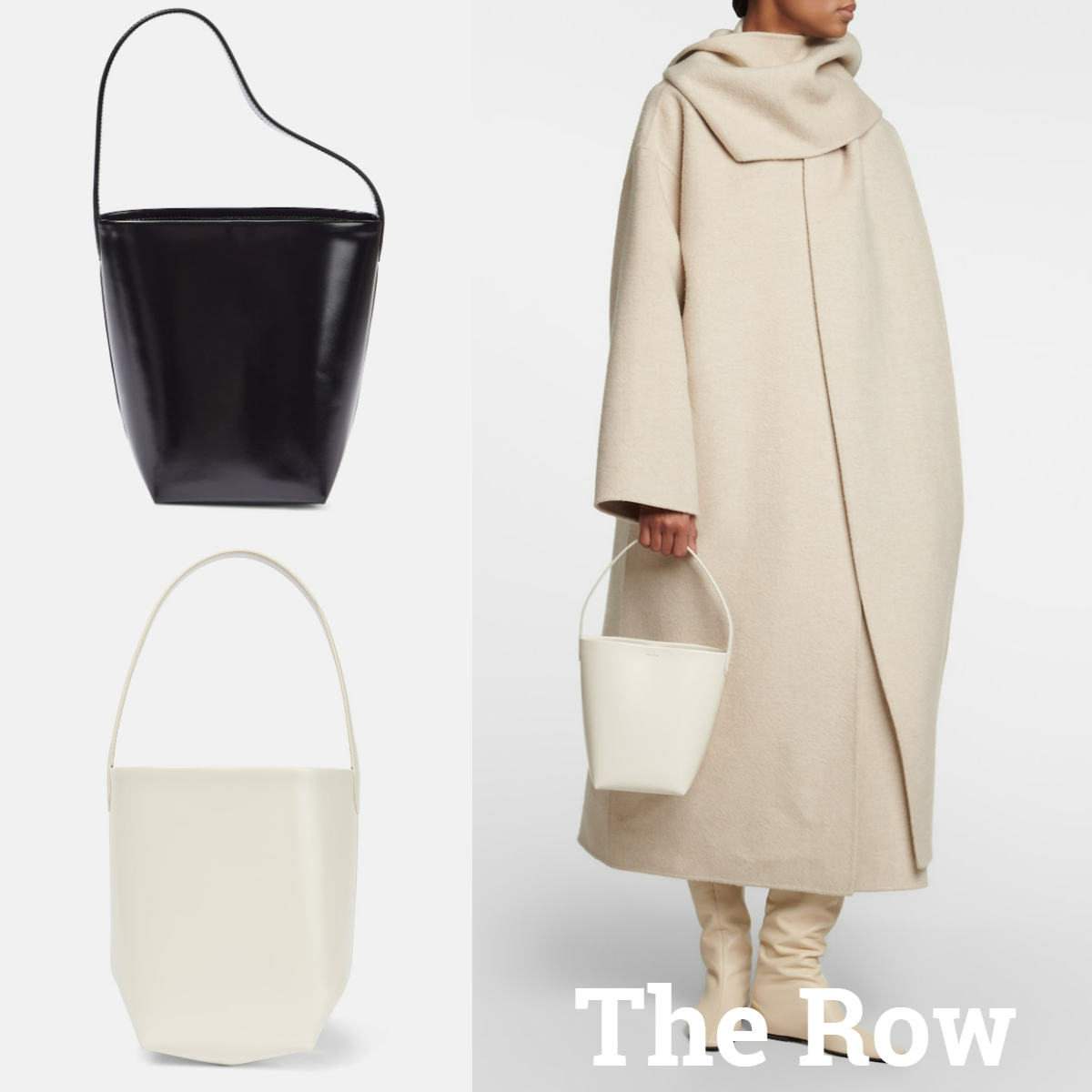 極上シンプル*The Row*N/S Park スモールレザートートバッグ