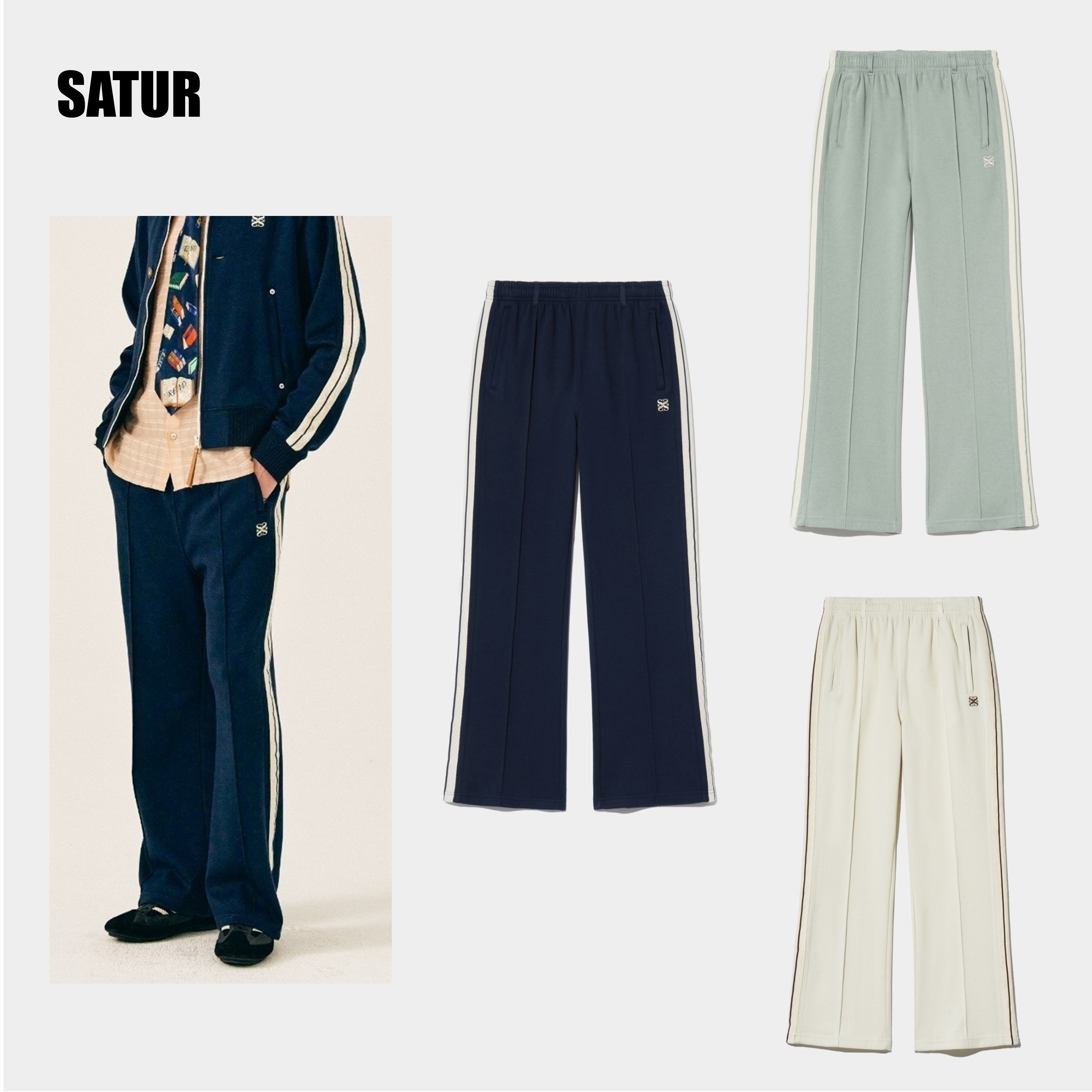 [SATUR] Lawton All Day トラック パンツ ☆送料込☆