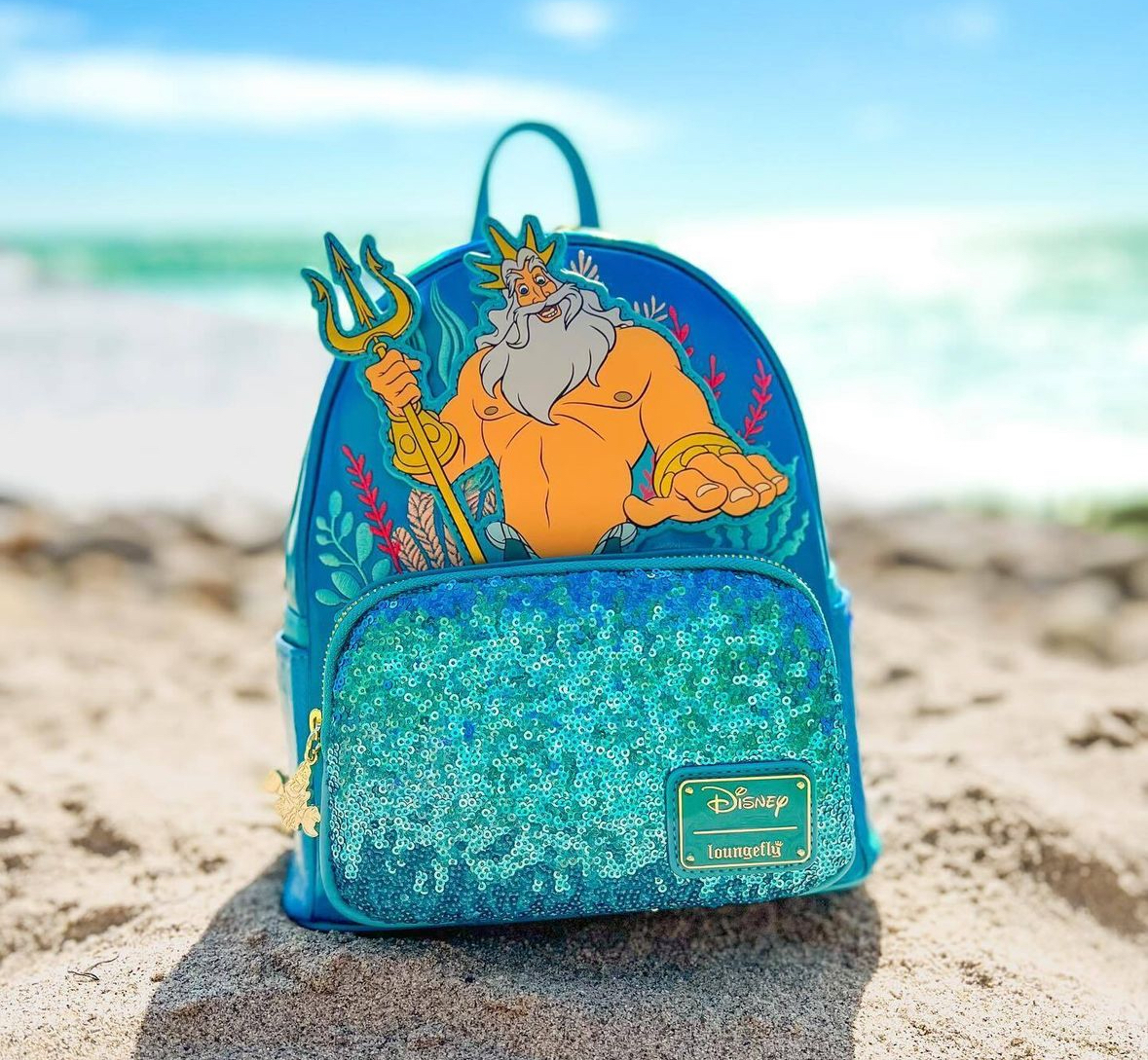 loungefly ラウンジフライ リトルマーメイド トリトン リュック