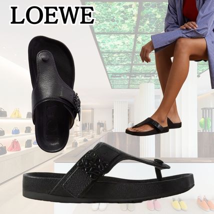 レビュー高評価の商品！ ブラック（黒）系 LOEWE(ロエベ) サンダル・ミュール(レディース 靴