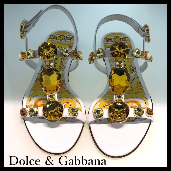 Dolce & Gabbana ビジュー フラットサンダル