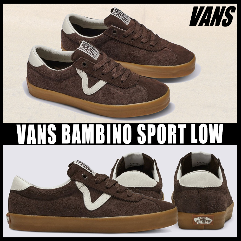 ◆正規品◆VANS BAMBINO SPORT LOW◆関税/送料無料◆男女共用◆