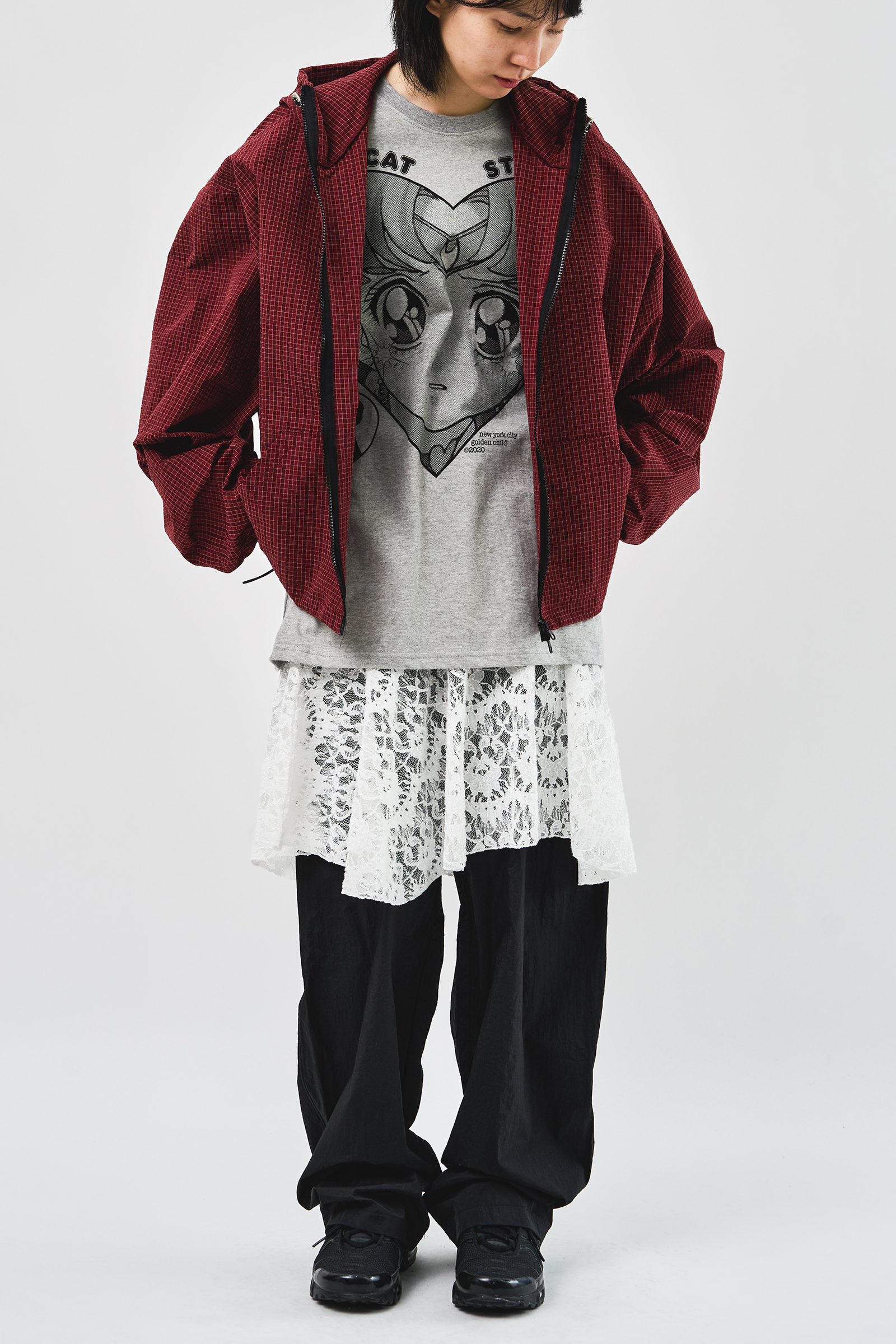 HI FI FNK】Back String Nylon Pants (HI FI FNK/パンツ