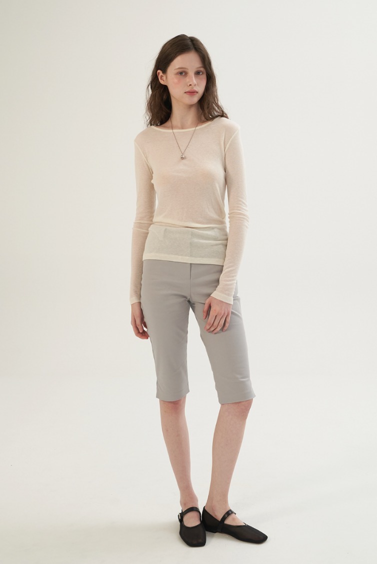 [SOMEWHERE BUTTER]★韓国人気★See-through long top