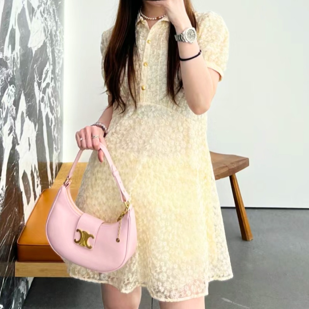 【1枚で可愛く決まる♪】CELINE ワンピース ミニドレス ボーダー org.jpg