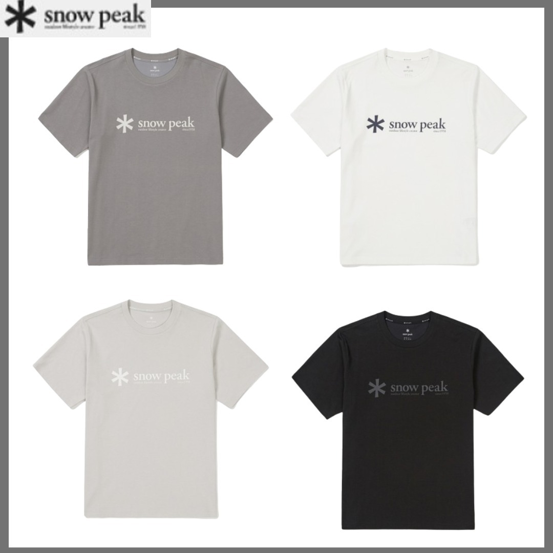 SNOWPEAK■Cold-skinned logo short-sleeved T-shirt ■送料込