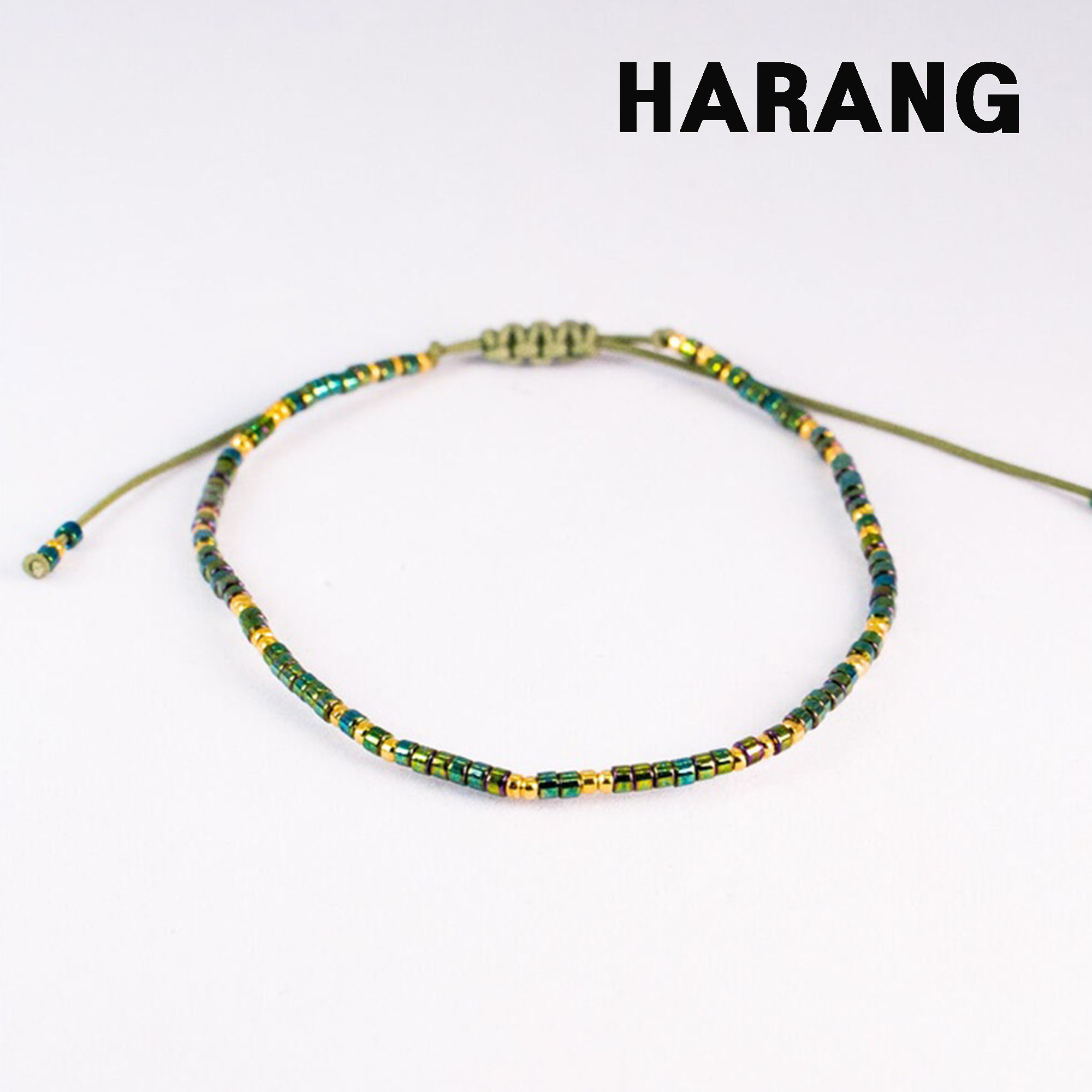 [HARANG]★BTS 着用★ HR 350B_Color Beads Fabric Bracelet