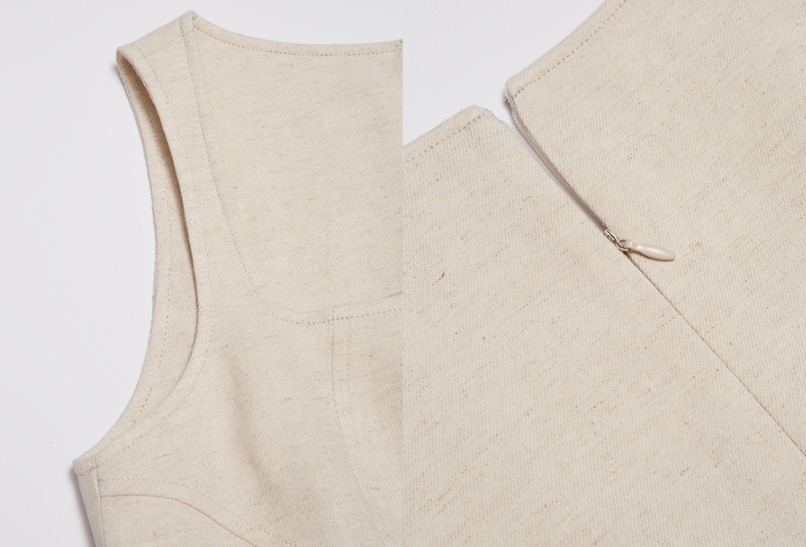 INSTANTFUNK A-line squareneck mini one-piece ミニワンピース