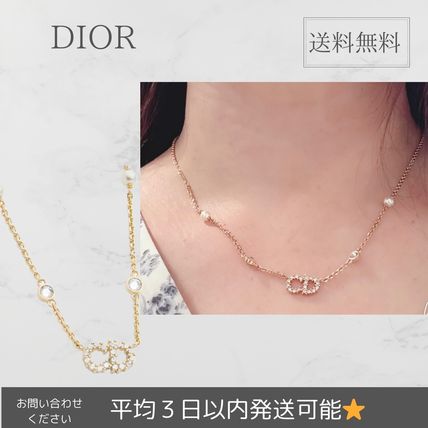 【どんなコーデにも似合う】DIOR Clair D Lune ネックレス DIOR | Clair D Lune ネックレス メタル & クリスタル