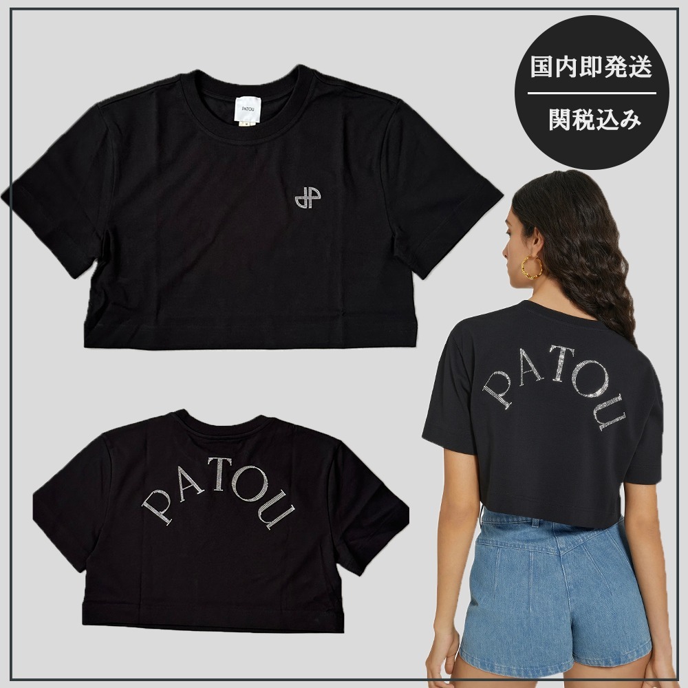 ベストセラー PATOU パトゥ ロゴ コットン Tシャツ (PATOU/Tシャツ トップス