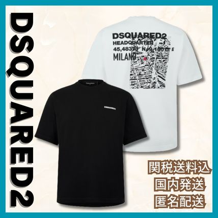 関税送料込【DSQUARED2】CERESIO MAP COOL FIT T-SHIRT 2colors