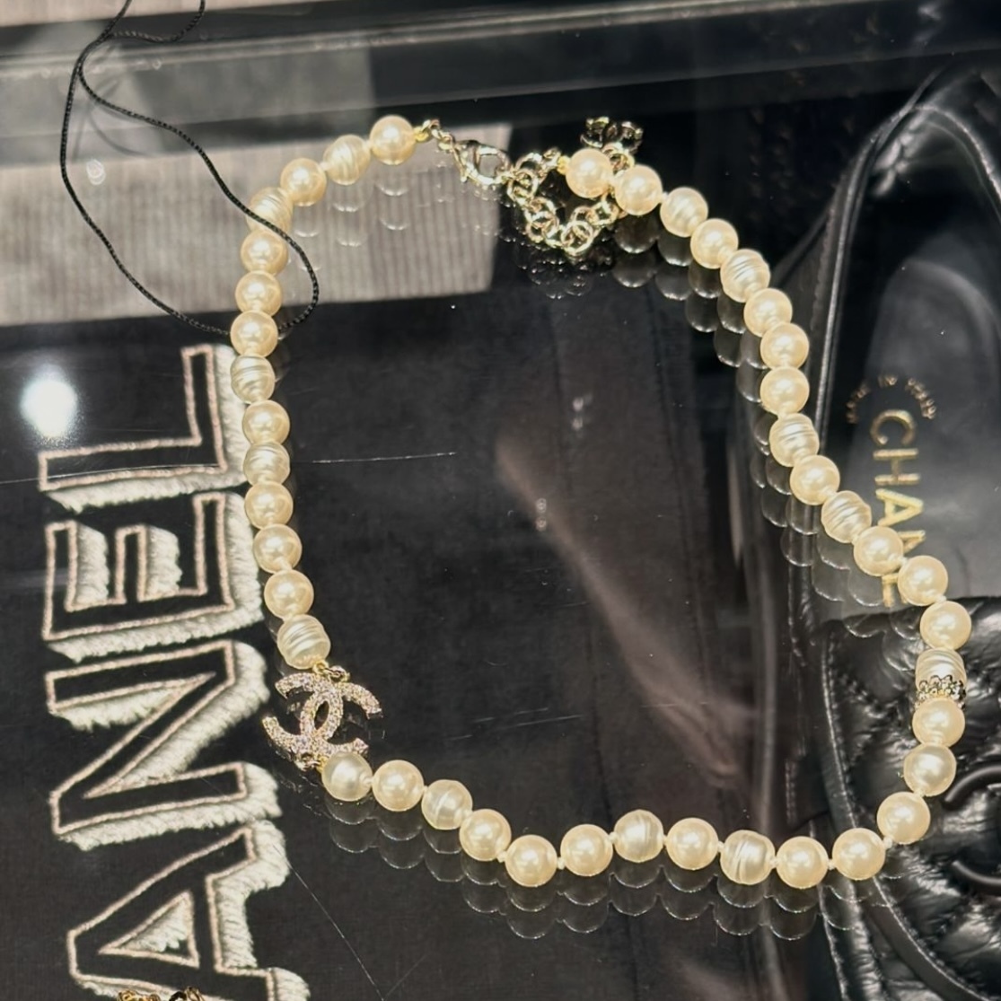 大人気【CHANEL】パールCCマーク チョーカー