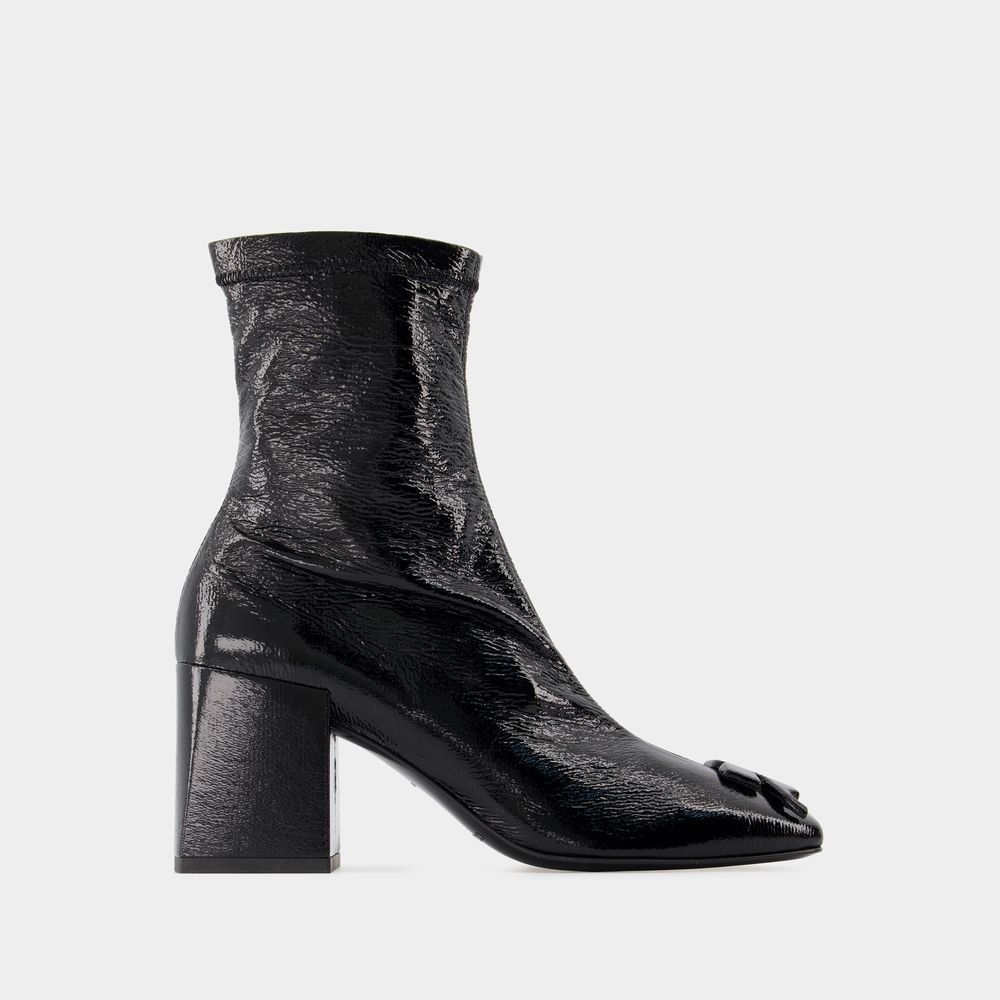 ショートブーツ・ブーティ Reedition Ankle Boots - Courreges - Vinyl - Black