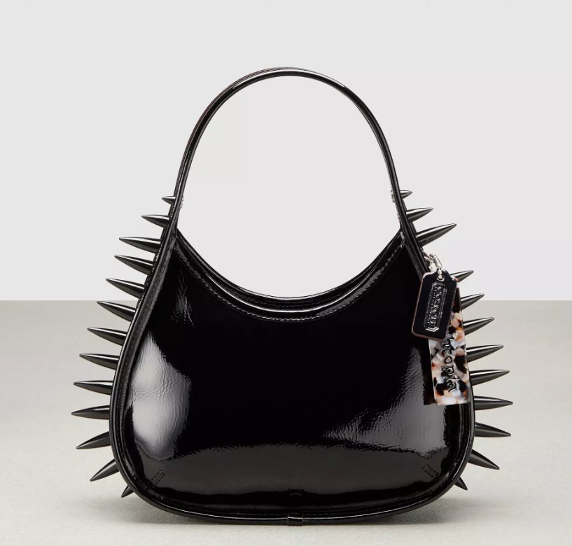 ショルダーバッグ・ポシェット Coachtopia Ergo Bag In Crinkle Patent Leather CY303