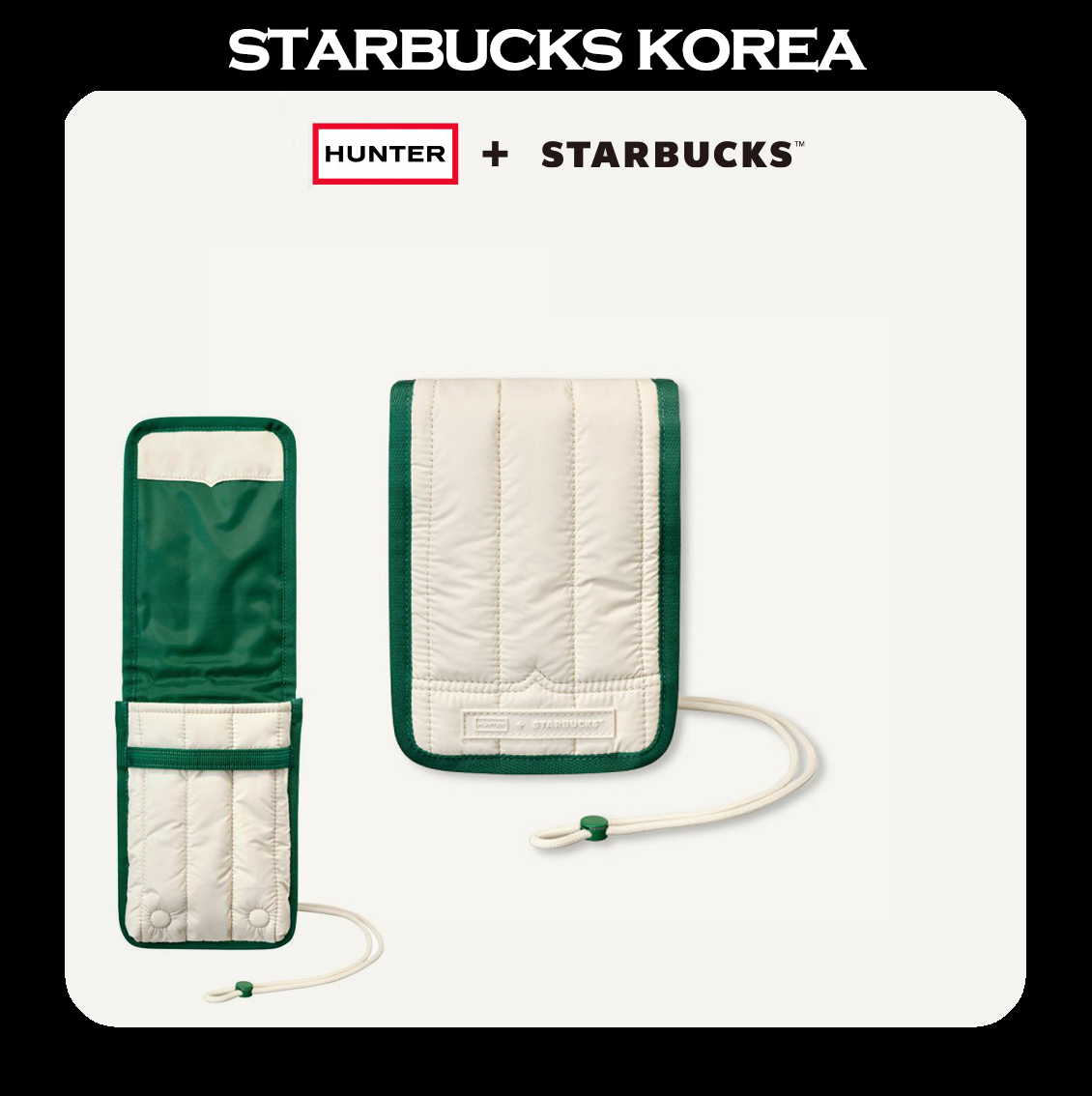 [STARBUCKS x HUNTER]★Rainy Phone Pouch Bag