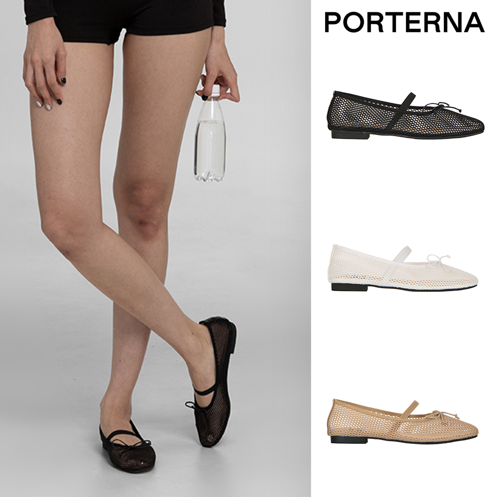 【PORTERNA】Visen mesh flat shoes