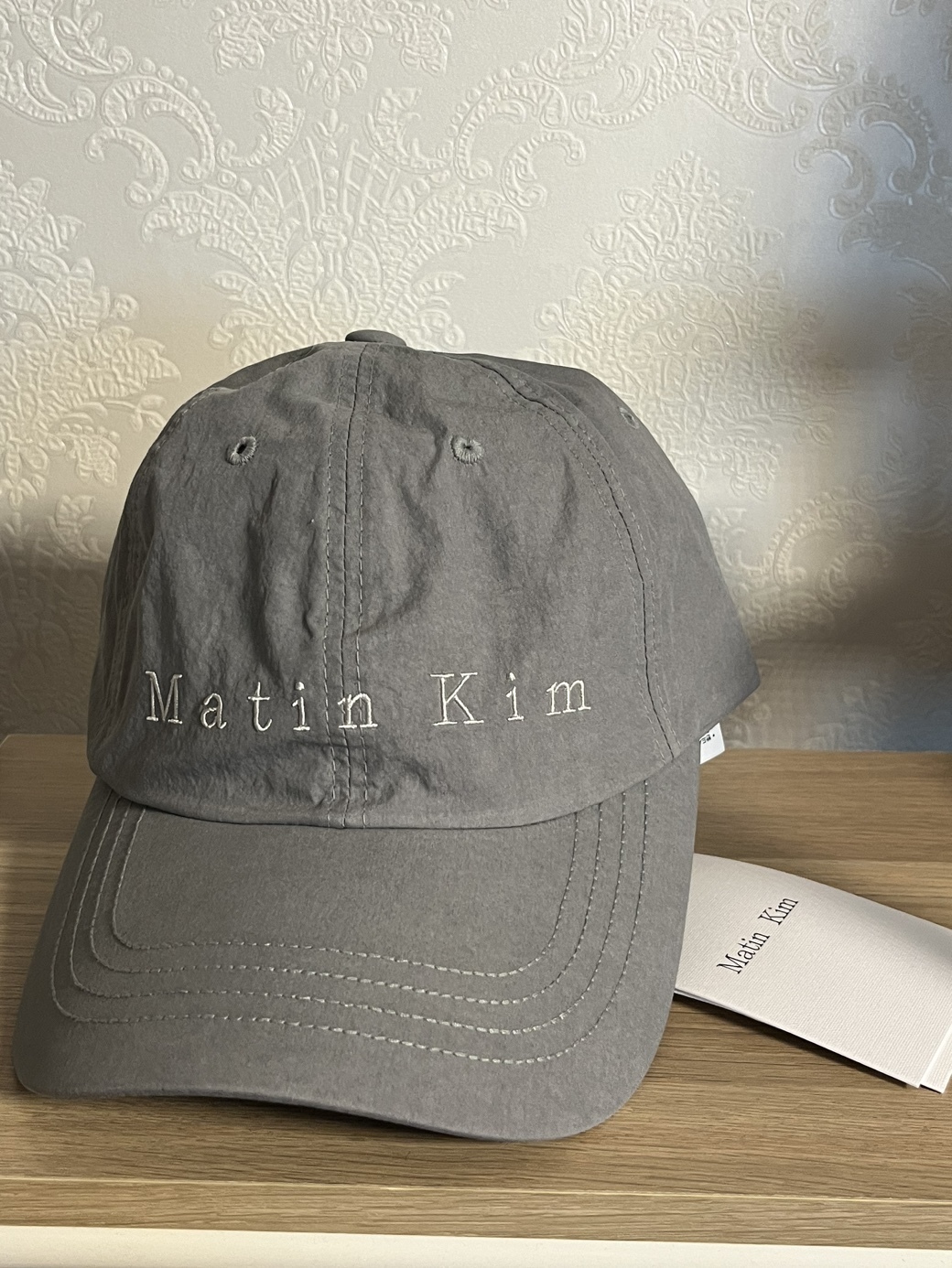 Matin Kim☆ [正規品] MATIN TYPO BALL CAP IN 4COLOR (Matin