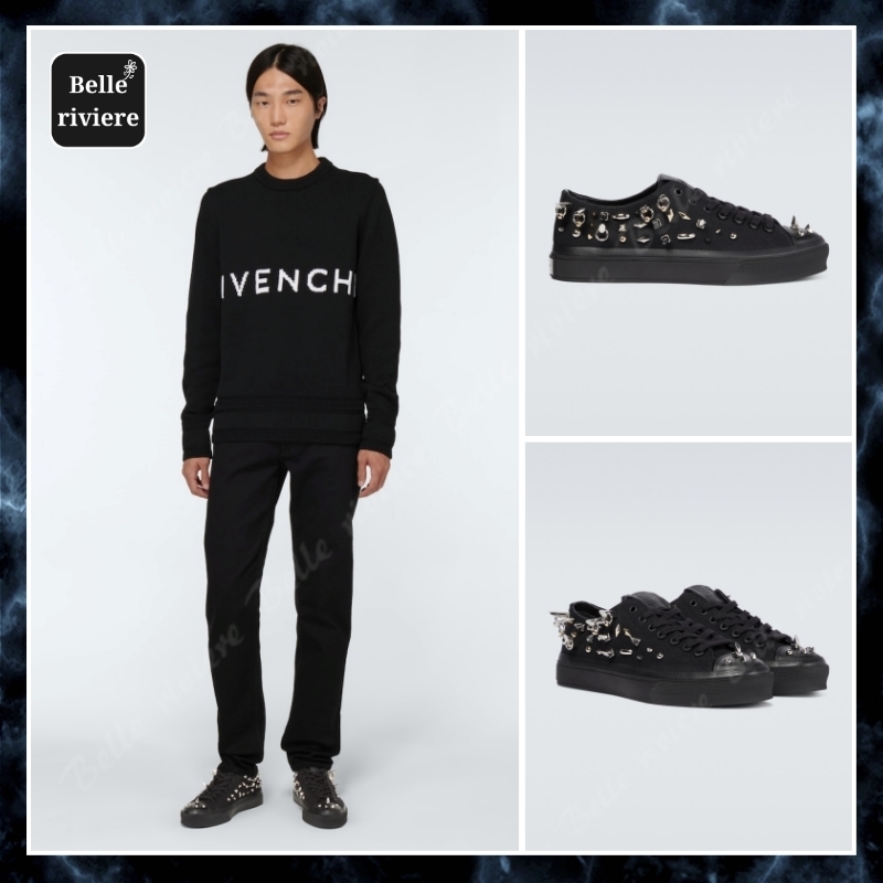 24SS new/GIVENCHY シティロートップスニーカー Sneakers Black