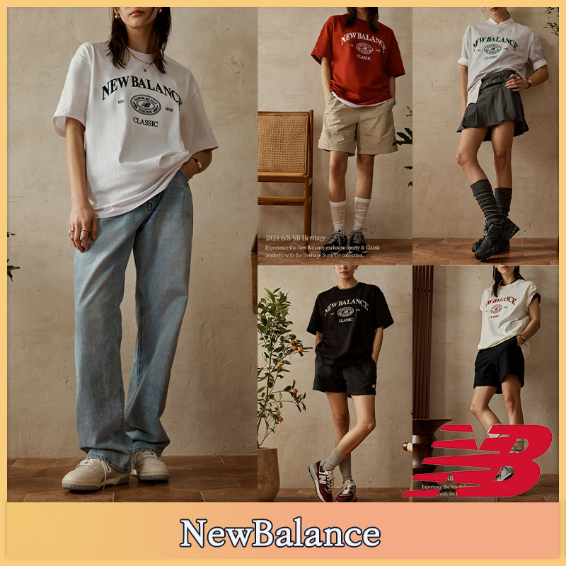 【NewBalance】★男女兼用★24SS UNI ヘリテージ半袖Tシャツ