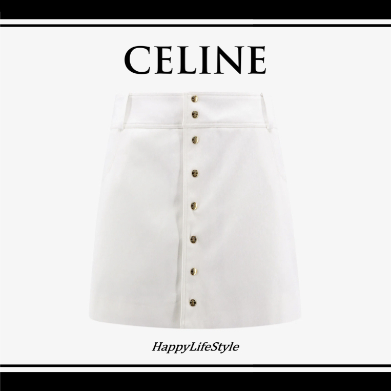 心ときめく◇トラペーズ MINI SKIRT◇CELINE