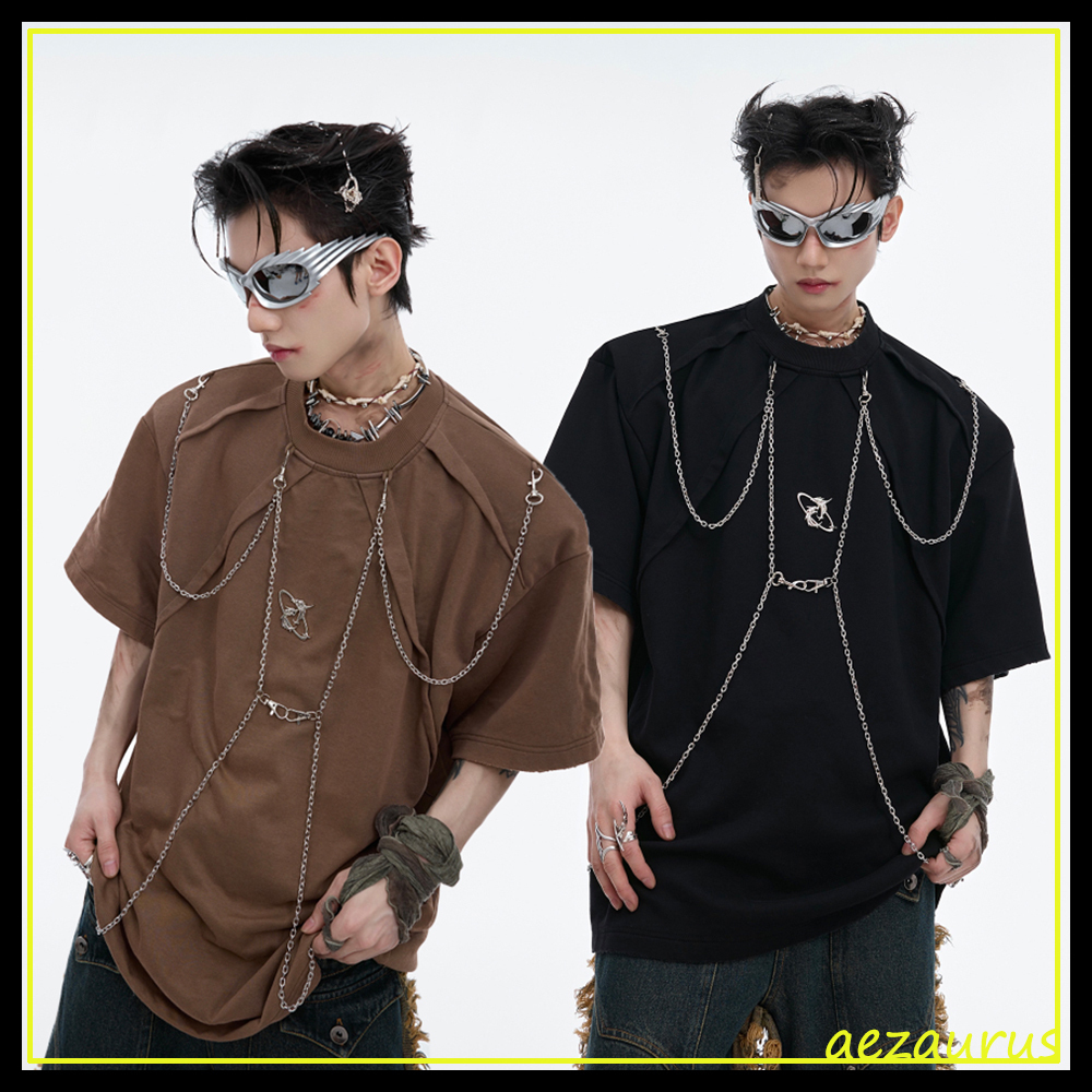 ArguE CulturE チェーン付きTシャツデザインオリジナルおしゃれ