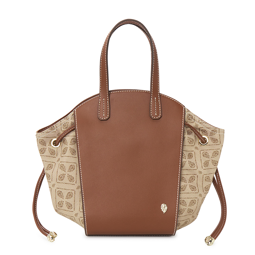 ヘレンカミンスキートートバッグ BAG51680 JACQUARD LATTE CUOIO