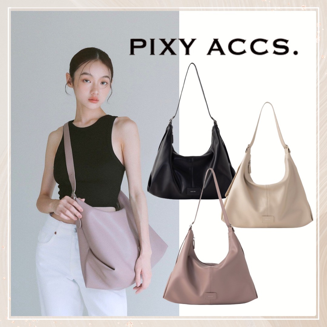 追跡有★PIXYACCS 2WAY 大容量 ホーボーバッグ Lithe 剪裁大包