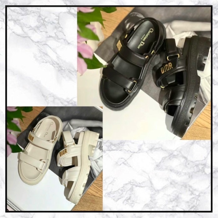 履きやすい上に足長効果☆Dior\tDioractプラットフォームサンダル