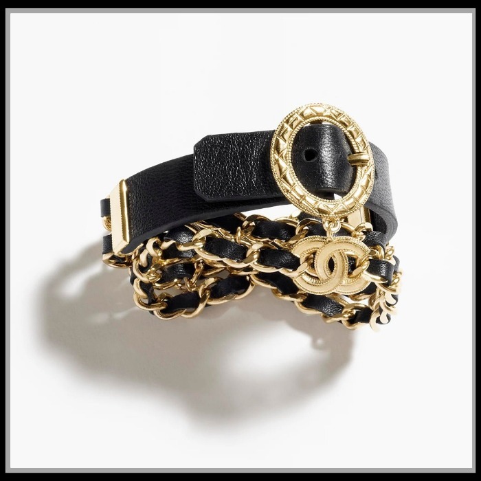 ☆可愛い♪◇CHANEL◇ブレスレット ゴールド & ブラック