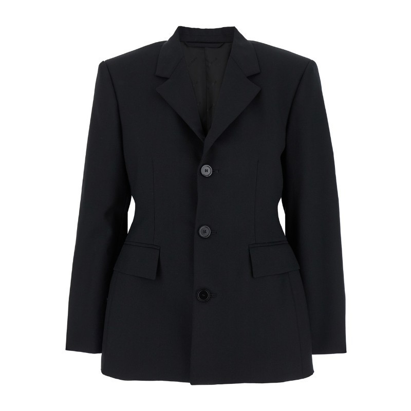 ジャケット BALENCIAGA HOURGLASS JACKET FLUID BARATHEA
