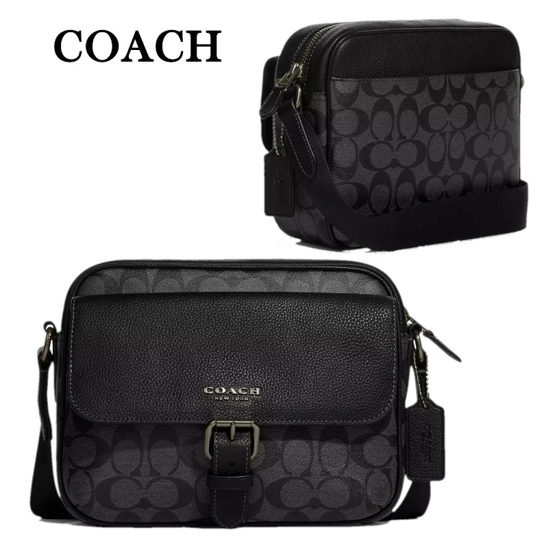 COACH ハドソン クロスボディ・シグネチャー キャンバス
