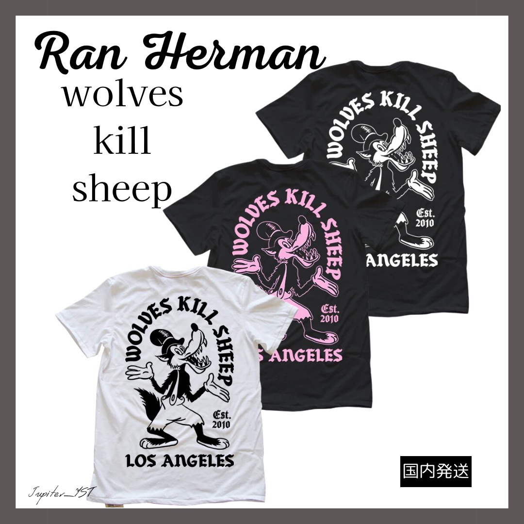 RH取扱★Wolves Kill Sheep/BAD WOLF LA Tシャツ【送料関税込】